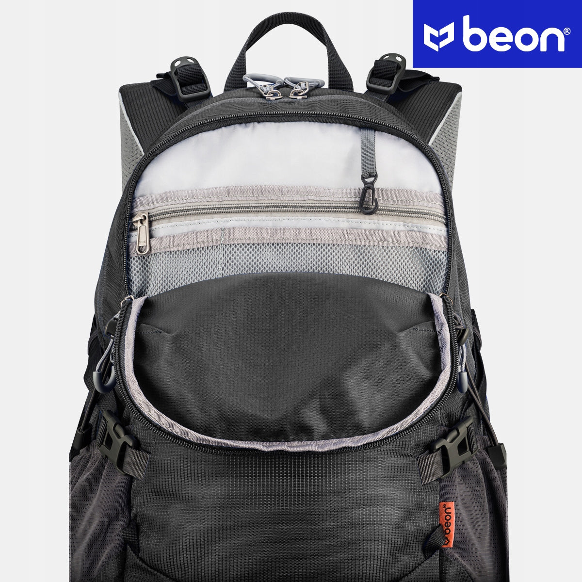 Durable 30L Mountain Backpack for Hiking & Trekking | Beon XB540 Black