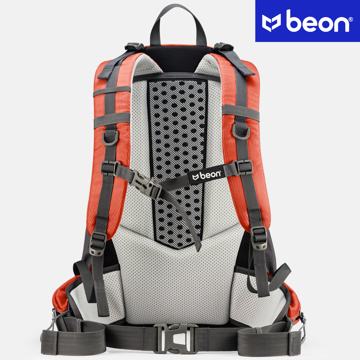 Rugged and Lightweight 30L Hiking Backpack in Orange | Beon XB540