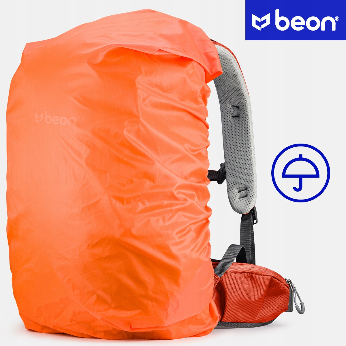Rugged and Lightweight 30L Hiking Backpack in Orange | Beon XB540