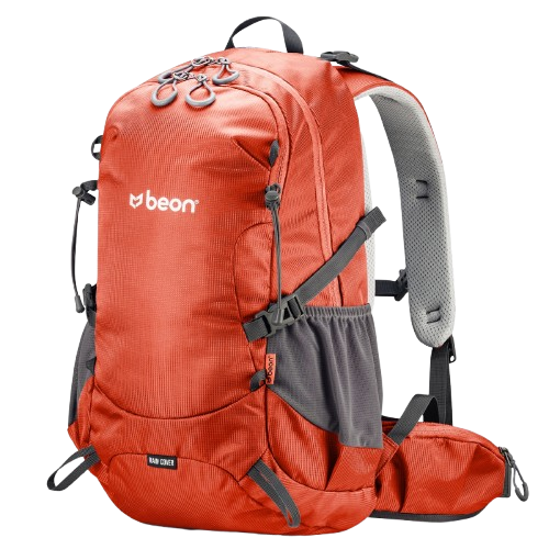 Rugged and Lightweight 30L Hiking Backpack in Orange | Beon XB540