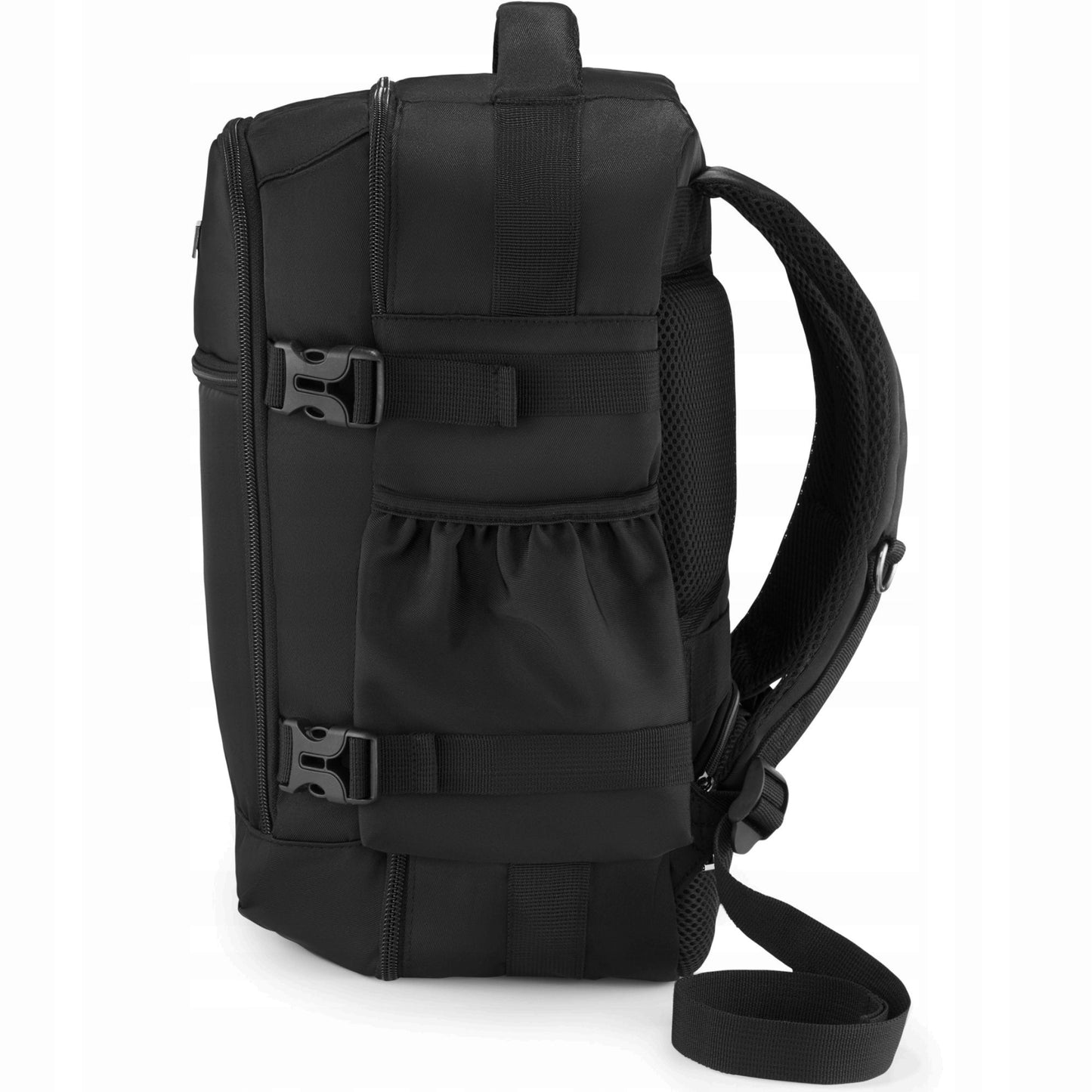 Versatile Black Airplane Backpack | Carry-On Size for Ryanair & WizzAir | ZAGATTO