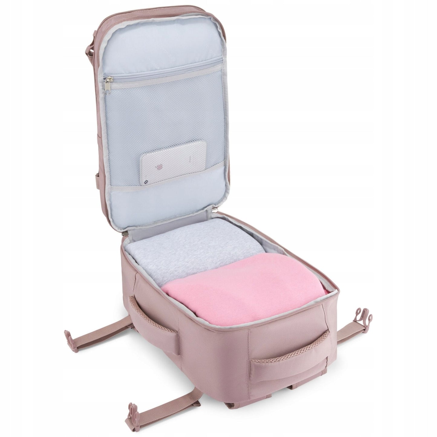 Zagatto Pink Travel Backpack 40x20x25 Ryanair WizzAir Cabin Bag Women’s Hand Luggage