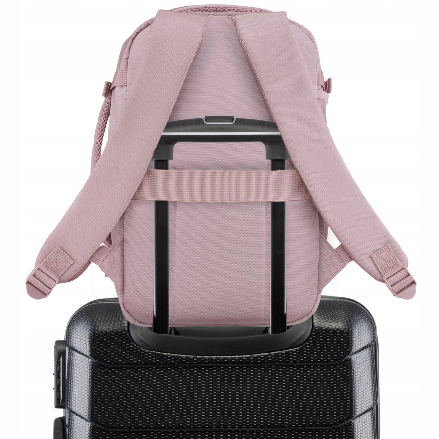 Lightweight Pink Airplane Backpack | Travel Cabin Bag for Ryanair & WizzAir | ZAGATTO
