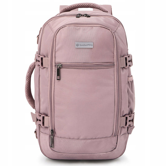 Pink Cabin Travel Backpack 40x20x25 | Hand Luggage for Ryanair & WizzAir – Zagatto
